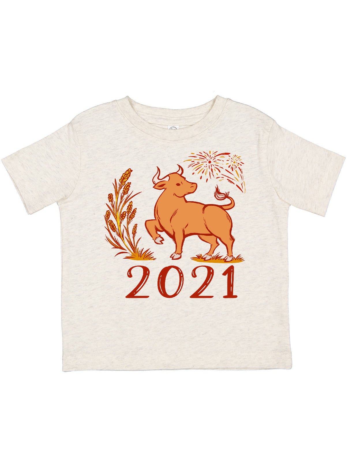 Year Of The Ox Happy Chinese New Year 2021 Toddler Short Sleeve Tee