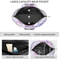 thumbnail image 3 of 22 Inch Oversized Travel Bag Lightweight Canvas Weekender Duffel with Multi Pockets, Animal Print, 3 of 5
