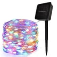 thumbnail image 3 of Cadena de luces LED solares con alambre de cobre, cadena de luces LED impermeables para decoración al aire libre, festivales de Navidad, luces de hadas, 3 of 4