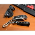 thumbnail image 3 of Nissan Titan Logo in White Braided Rope Genuine Leather Chrome Hook Key Chain, 3 of 7