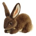 thumbnail image 1 of TheMogan 10" Flemish Rabbit Soft Fluffy Plush Stuffed Farm Animal Toy Gift Brown, 1 of 6