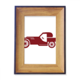 thumbnail image 1 of Geometric Classic coches rojos silueta Marco de imagen marco de escritorio, 1 of 4