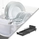 thumbnail image 4 of Advancent Rejilla de drenaje extensible multifuncional para fregadero de cocina, de secado de platos, tres secciones Cocina y Comedor Blanco, 4 of 6