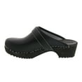 thumbnail image 4 of BJORK Maja Open Back Wood Leather Clogs (Black/Black - EU42), 4 of 9