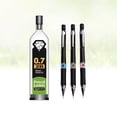thumbnail image 3 of OULII 6Pcs Automatic Pencil Black Mechanical Pencil Set with Refill Leads for Convenient Everyday Use, 3 of 8