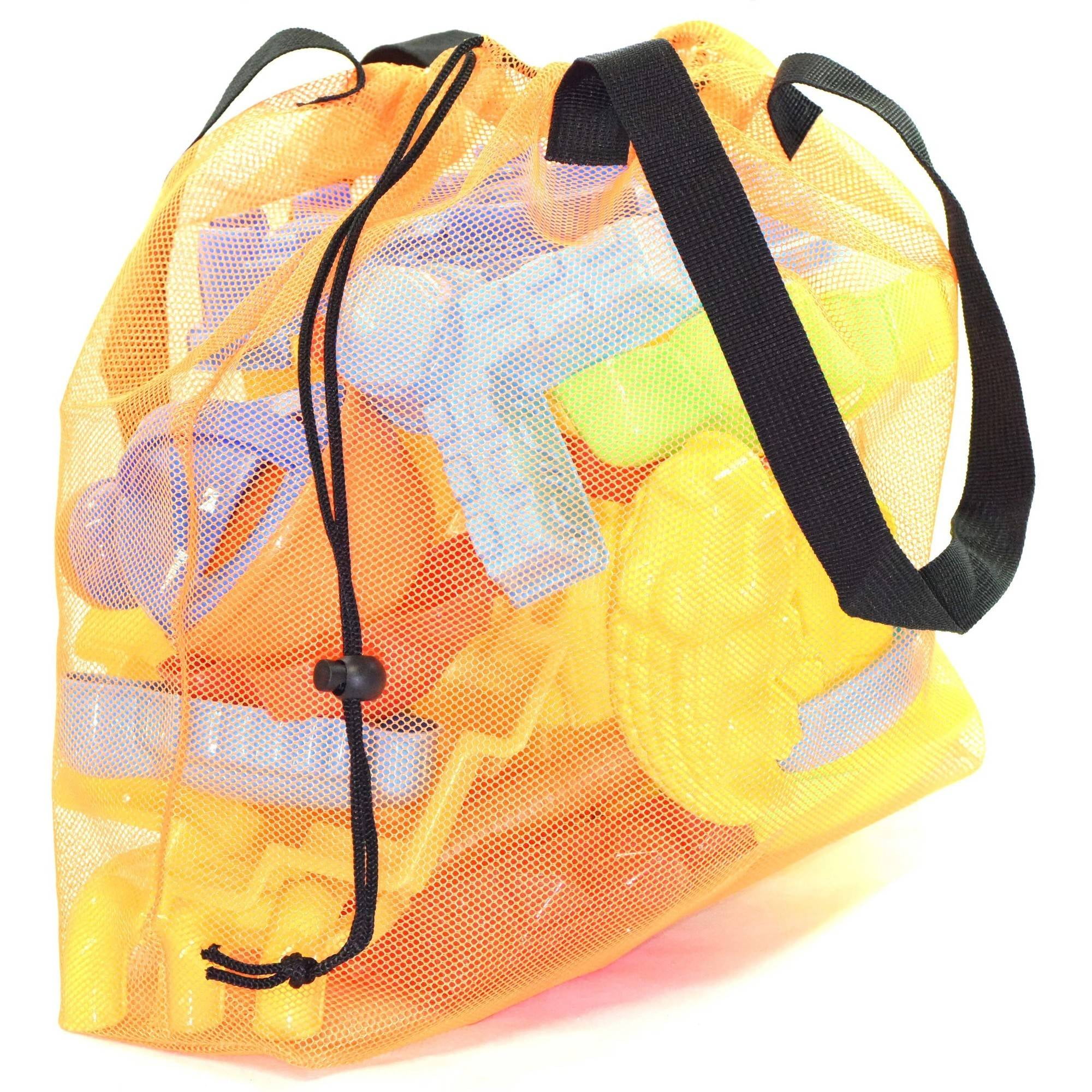 JustForKids Beach Toys For Kids with Reusable Mesh Bag Castle
