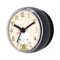 thumbnail image 3 of Reloj de pared para ducha, resistente al agua, redondo, antivaho y con fuerte succión. gris, 3 of 9