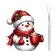 thumbnail image 2 of 2x árbol De Navidad Muñeco De Nieve Colgante Colgante Decoración De Muñeco De Nieve De Navidad Para Puerta Chimenea Estilo A, 2 of 8