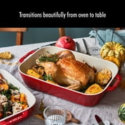 Staub Ceramic 3-pc Rectangular Baking Dish Set - Cherry