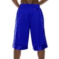 thumbnail image 3 of J. METHOD Men's Basketball Shorts Heavy Mesh with Regular Fit Comfy Gym Workout Active Pants NEMP27 Royal 2XL, 3 of 6