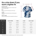 thumbnail image 5 of KLL Flower Print Men's Shirt Short Sleeve Button Down Summer Cuba Beach Shirts- 4X-Large, 5 of 5