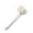 White, variant on Petglad shower body brush long handle with Bristles and Loofah, for Skin Exfoliating Bath,Suitable for Wet or Dry