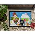 thumbnail image 3 of Carolines Treasures PJC1076JMAT Candy Canes for Sale Snowman Door Mat Indoor Rug or Outdoor Welcome Mat 24x36 Doormat, 3 of 4