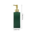 thumbnail image 3 of Gallickan Foam Soap Dispenser, 12 Oz Square Refillable Bottle, Foaming Pump For Hand Wash, Bathroom Kitchen Decor, Green, 3 of 6