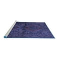 thumbnail image 2 of Ahgly Company Machine Washable Indoor Rectangle Persian Blue Traditional Area Rugs, 2' x 4', 2 of 4