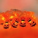 thumbnail image 4 of Luces de cuerda de Halloween, decoración de escena LED, adecuadas para decoración de vacaciones en interiores y exteriores, estilo calabaza, 3m, 4 of 6
