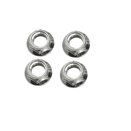 Flange Locking Lug Nut 10mm x 1.25mm Thread Pitch (4pk) for Yamaha KODIAK 400 2x4 Auto 2003-2004