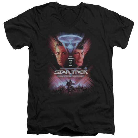 Star Trek - The Final Frontier(Movie) - Slim Fit V Neck Shirt - X-Large