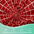 thumbnail image 2 of Halloween Spider Web 60 inch Round Tablecloth,Red Cobweb Circle Table Cover Stain Resistance Water Repellent Wrinkle-Free Table Cloth for Home Kitchen Dining Party Patio Indoor Outdoor, 2 of 6