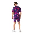 thumbnail image 3 of Suitmeister Men's Summer Suits SUMMER Retro Neon Navy - L Purple, 3 of 6