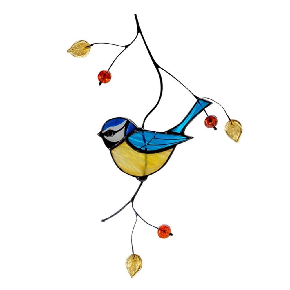 Watercolor Birds Wall Decal, Creative Flying Bird Sticker for Living