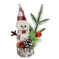 thumbnail image 4 of Estatua de muñeco de árbol de Navidad en miniatura de 25 cm, decoración navideña para el hogar durante las vacaciones Estilo A, 4 of 8