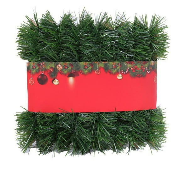 Christmas Garland Decoration, 10 Foot Artificial Pine Garland Holiday Decor for Outdoor Indoor Green Greenery Fireplaces Holiday Party Decorations