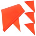thumbnail image 3 of 4 banderas triangulares reflectantes para niños, impermeables, para bicicletas, patinetas y tiendas exteriores, señal de seguridad reemplazable, 3 of 7