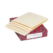 Smead 24210 Heavyweight Folders, Straight Two-Ply End Tab, Letter, Manila, 50/Box