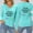 Mint Green, variant on TIANZEN Long Sleeve Graphic T Shirt Soft Casual Tee Top With Printed Design For Everyday Comfort Fit Long Sleeve Layering T Long Sleeve Polyester Shirt Women Women's Long Sleeve