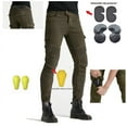 thumbnail image 1 of Motorcycle Riding Pants Moto-cross Motorbike Jeans Pants All Season with CE Removable Armored for Men, 1 of 6