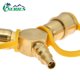 thumbnail image 5 of Neries Tubería de latón ajustado 1/4 3 Vías Gran calidad Peso ligero NPT Female Handy Handy Resistencia a la resistencia al desgaste Y Tipo Methold OD003161-00, 5 of 7