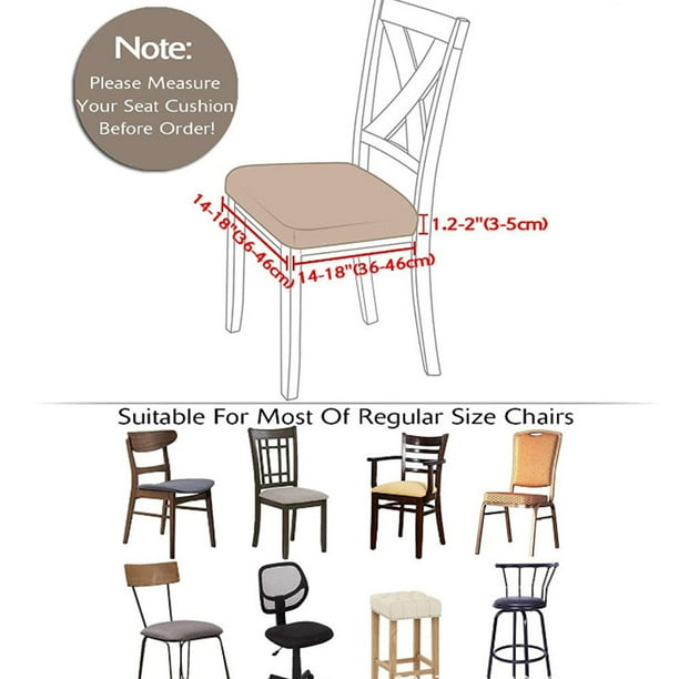Maoww Chair Seat Cover Home Restaurant Elastic Removable Dining Table Cushion Slipcover Replacement Furniture Decor Accessory Ornament White Walmart
