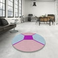 thumbnail image 3 of Ahgly Company Indoor Rectangle Patterned Blue Abstract Area Rugs, 5' x 7', 3 of 6