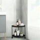 thumbnail image 5 of Estante de Esquina Independiente para Baño | Organizador de Plástico En Blanco y Negro | Soporte para Artículos de Tocador Que Ahorra Espacio para Baño, Cocina y Sala de Estar | Unidad de Almacenamie, 5 of 6