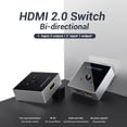 thumbnail image 2 of VENTION HDMI2.0 Conmutador Conmutador bidireccional 4K HD Divisor de video chapado en oro, 2 of 8