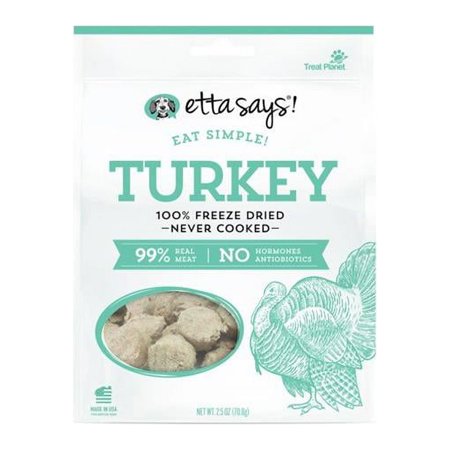 UPC: 0856995008190 | Etta Says 41400819 Freeze-Dried Simple Turkey Dog Treat – 2.5 oz