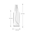 thumbnail image 2 of 4 Pack Spray Bottles 2oz Clear Plastic Empty Refillable Mini Spritzer for Travel, Cleaning, Gardening, Skin Care Atomizer for Essential Oils, Perfume, 2 of 9