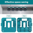 thumbnail image 2 of 10Pack Battery Storage Rack Compatible with Makita 14.4V 18V Li Ion Battery Tools Machine Holder Storage Rack Wall Mount Bracket, 2 of 5