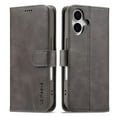 thumbnail image 2 of LC.IMEEKE Leather Case For iPhone 16,Premium PU Leather Flip Folio Wallet Case with Card Slot Magnetic Closure Shockproof Kickstand Protective Phone Cases Cover For iPhone 16,Grey,For iPhone 16, 2 of 10
