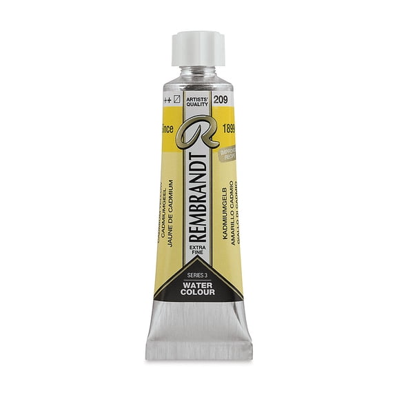 Rembrandt Artist Watercolors - Cadmium Yellow, 10 ml tube