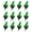 Green, variant on Great Credentials Screen Liquor Bottle Pourer 12 Pourers (Smoke)