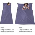 thumbnail image 4 of Doublure de Sac de Couchage Voyage Camping Drap Léger Drap d'Hôtel Compact Sac de Couchage Léger Respirant Doublures Chaudes Spacieux Compatible Camping, 4 of 4