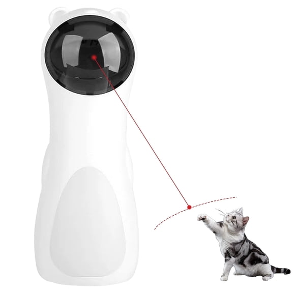 Cat Laser Toy Automatic, 3 Modes, High-5 Circling Ranges, USB Rechargeable Perfect for Indoor Cats Dogs Exercise, Interactive Cat Toy for Boredom