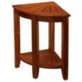 thumbnail image 2 of Bare Decor Elana Tall Corner Spa Shower Stool in Solid Teak Wood, 24"H, 2 of 2