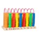 thumbnail image 2 of Juguete de conteo Montessori, regalos, cuentas de colores, marco de conteo de madera para preescolar 9 fila, 2 of 9
