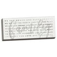 thumbnail image 2 of Gango Home Decor Rustic Family Religious Inspirational Quote Wall Art; One Black & White 20x8in Hand-Stretched Canvas, 2 of 4