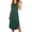 Army Green, variant on Women's Sleevelee Tank Dress Midi Summer Casual Scoop Neck Basic Split Maxi Beach Vacation Tshirt Sundresses with Pockets