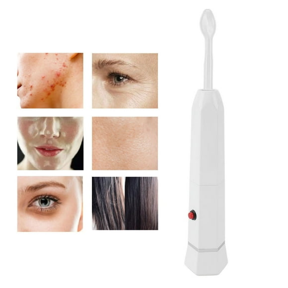 High Frequency Facial Machine, Handheld Portable Rechargeable 4 Tubes High Frequency Facial Wand for Haircare