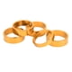 thumbnail image 3 of CANSUCC Juego de arandelas de horquilla delantera para bicicleta de montaña, 5 uds., 28,6 MM, espaciador de auriculares, junta de horquilla, color dorado, 3 of 8